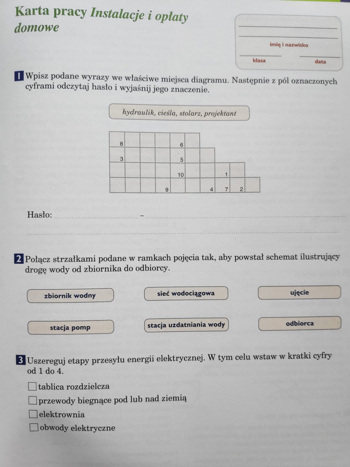 Karta Pracy Technika Klasa 6 6_TECHNIKA – Zdalne nauczanie 2020/2021